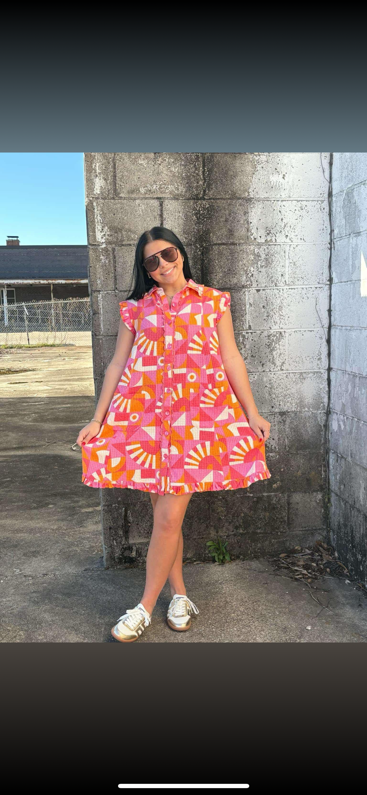 MOD IN PINK DRESS