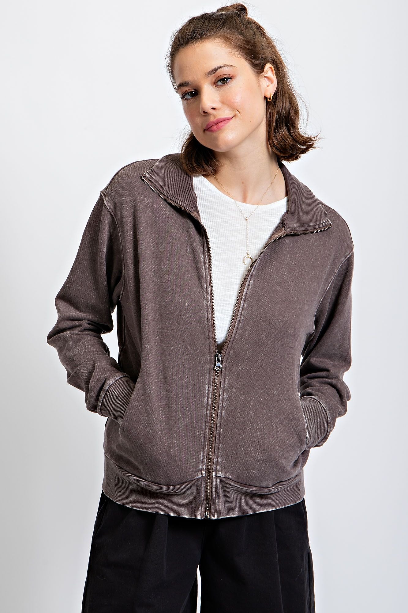 STONE ZIP JACKET
