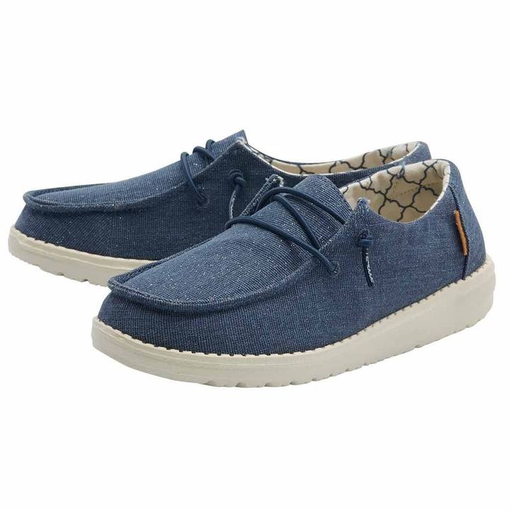 HEY DUDE WENDY YOUTH SPARKLING DENIM