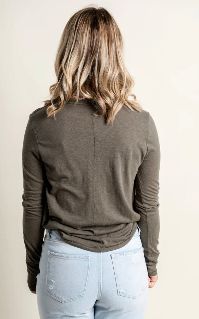 EVERYDAY BRUSHED LS TOP