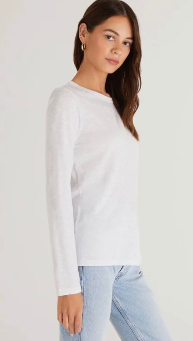 EVERYDAY BRUSHED LS TOP
