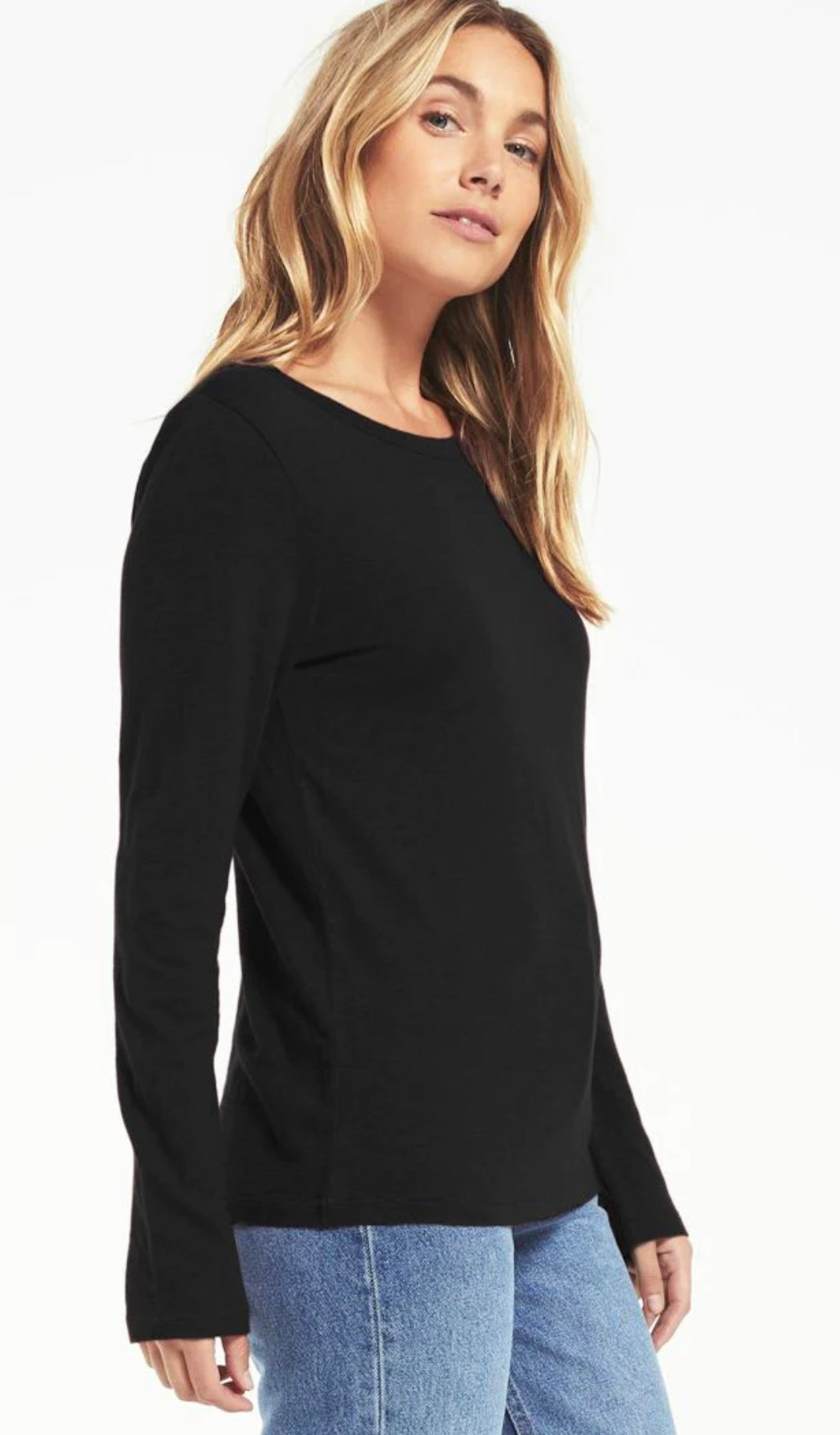 EVERYDAY BRUSHED LS TOP