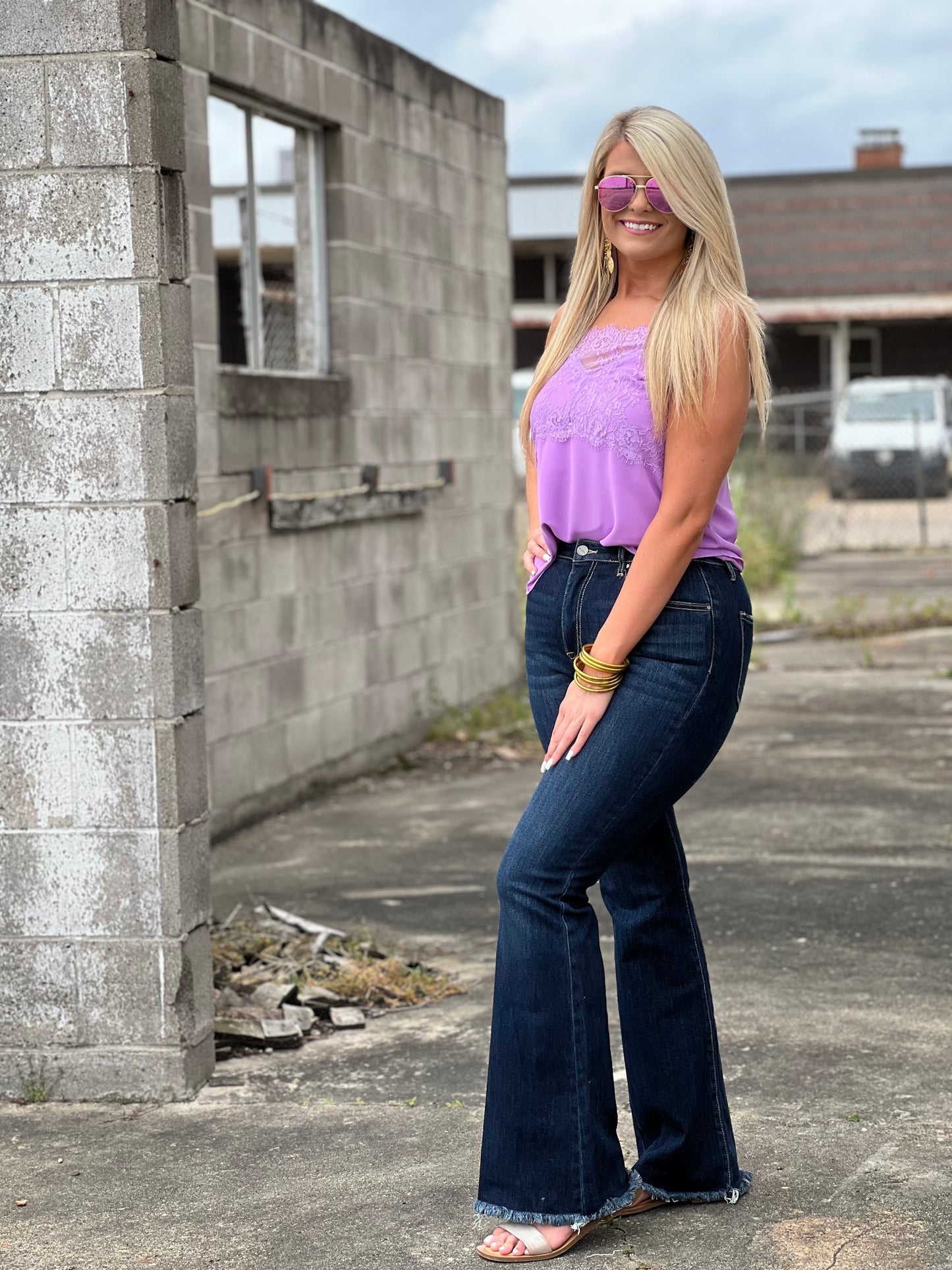 HIGH RISE FLARE JEAN