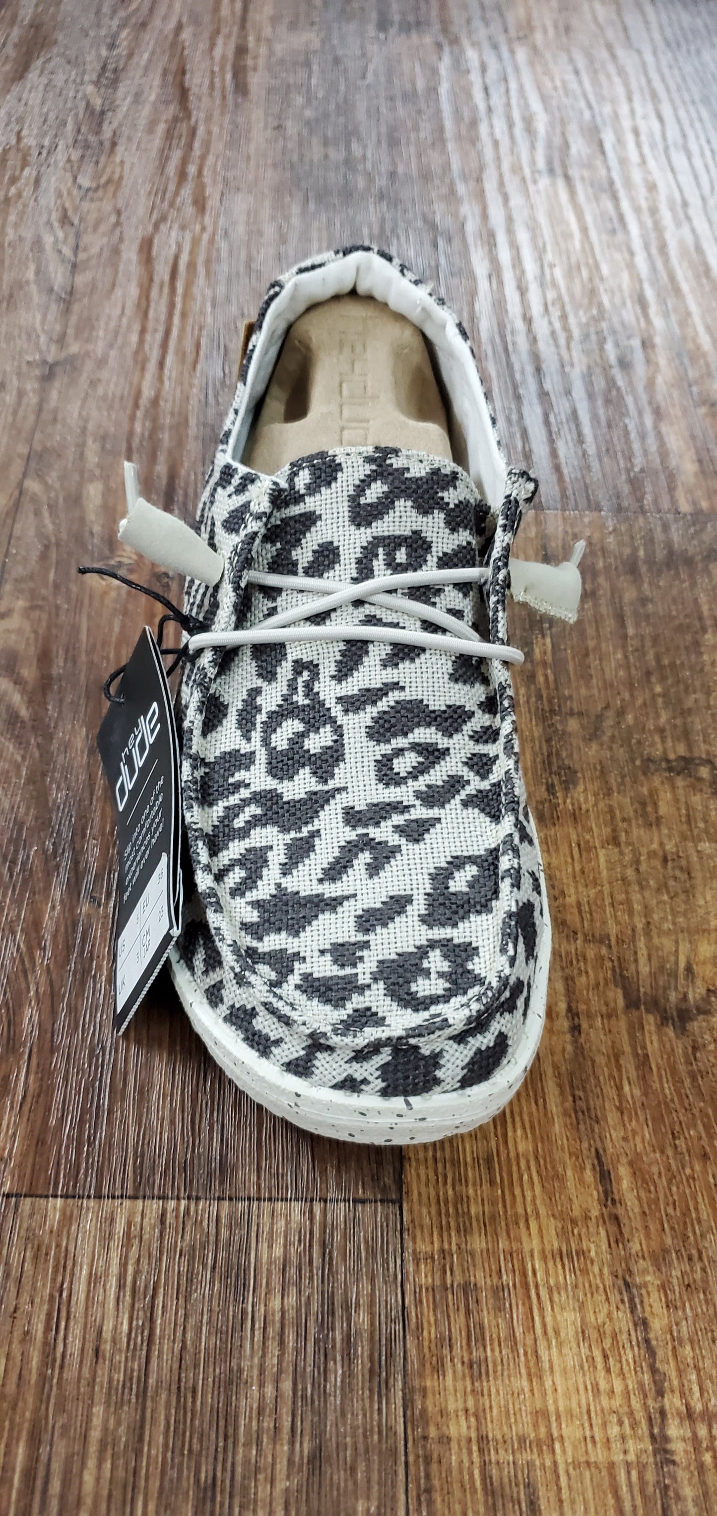 HEY DUDE WENDY WOVEN CHEETAH GRAY