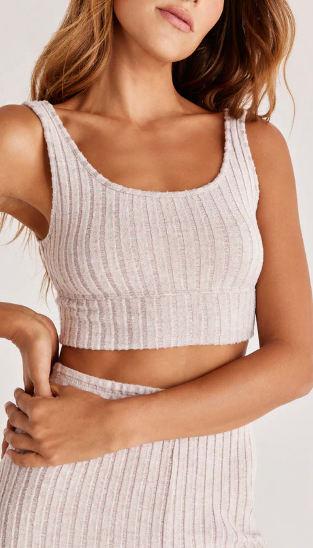 ZOE RIB TANK BRA